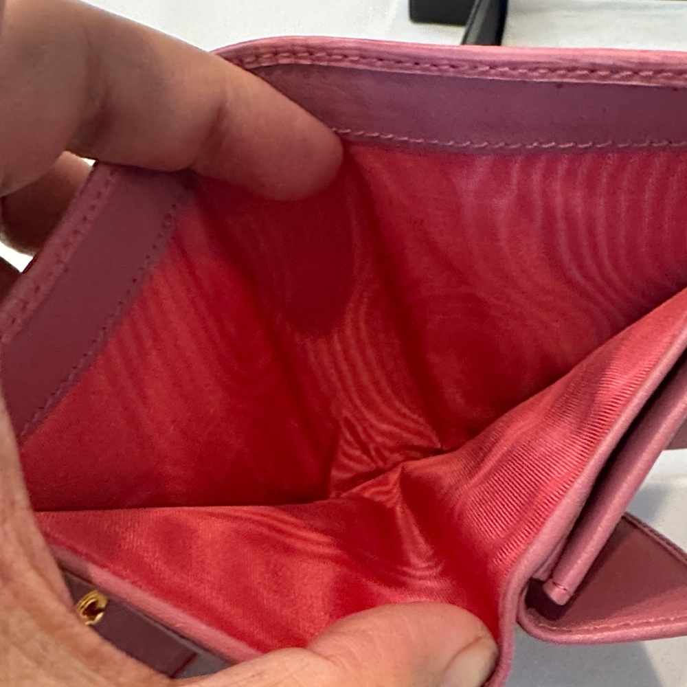 Authentic Prada Rose Leather Wallet - Picture 15 of 16